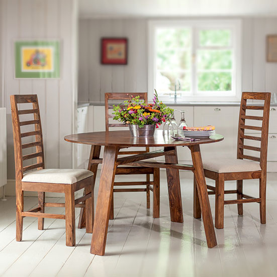 Rossi Dining Table(Walnut Finish)